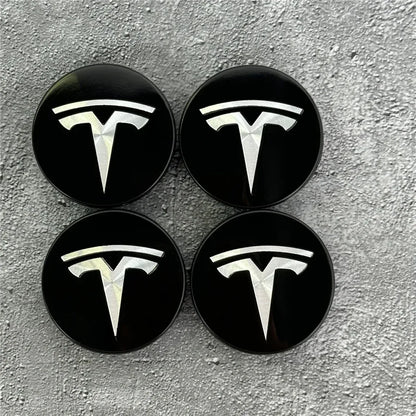 56mm Wheel Center Caps for Tesla Model 3 / Y / S / X | 4-Piece Original Style Hub Cover Set - 14:200002130#Wire-drawing Sliver-14:200004891#Matte Black-14:350853#Red Silver-14:10#Brilliant Silver-14:350852#Matte Black Balck-  DRIVEN - 6