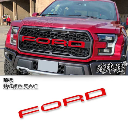 Custom Head Letter Vinyl Decal for Ford Raptor F-150 | KK Film Decorative Sticker - 200000182:10#B-200000182:350852#C-200000182:366#D-200000182:175#E-200000182:173#F-  DRIVEN - 8