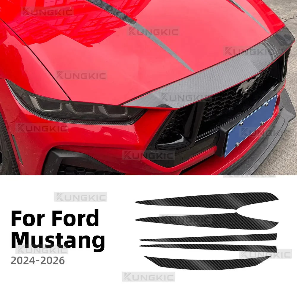 Paint Protection Film for Ford Mustang (2024-2026) | Anti-Scratch TPU Clear Bra - 200000182:350852#rear fender-200000182:350850#front bumper-200000182:350686#engine strip-200000182:350853#a set-  DRIVEN - 2