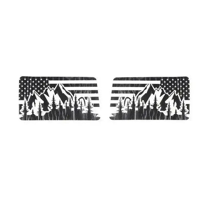 Rear Window Tint Decal Ornament for Ford Bronco (2021+) | PVC Privacy Sticker - 200000182:691#PVC C-200000182:29#PVC B-200000182:193#PVC A-200000182:366#soft carbonfiber D-200000182:350852#PVC D-  DRIVEN - 7