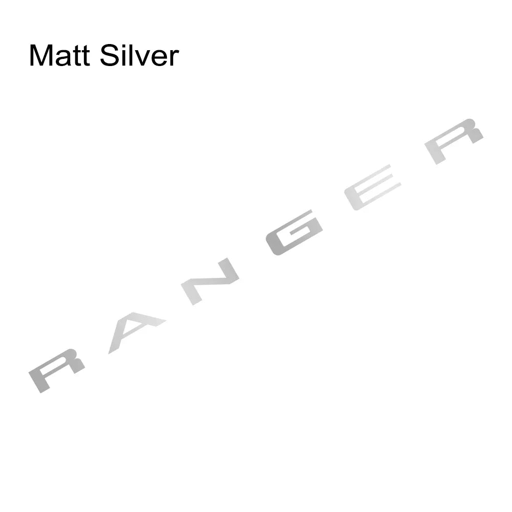 Tailgate Insert & Indent Letter Decal for Ford Ranger (2019–2021) | Vinyl Truck Sticker - 200000182:1052#Matt Black-200000182:496#Matt Silver-200000182:350850#Carbon Fiber-200000182:366#Glossy Yellow-200000182:175#Glossy Blue-  DRIVEN - 8
