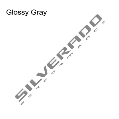Front Windshield Decal for Chevrolet Silverado 1500 / 2500 / Z71 | Custom Vinyl Graphic - 200000182:193#Glossy Black-200000182:29#Glossy White-200000182:691#Glossy Gray-200000182:10#Glossy Red-200000182:496#Matt Silver-  DRIVEN - 10