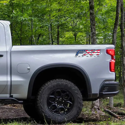 American FX4 Off-Road Sticker for Ford Ranger / F-150 / Raptor | 2-Piece Vinyl Decal - 200000182:193#American Style FX4;355:203282824#2 Pairs;5:200000990#17x4.6cm-200000182:193#American Style FX4;355:203282823#1 Pair;5:200000990#17x4.6cm-  DRIVEN - 3