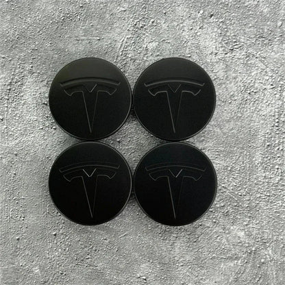 56mm Wheel Center Caps for Tesla Model 3 / Y / S / X | 4-Piece Original Style Hub Cover Set - 14:200002130#Wire-drawing Sliver-14:200004891#Matte Black-14:350853#Red Silver-14:10#Brilliant Silver-14:350852#Matte Black Balck-  DRIVEN - 9