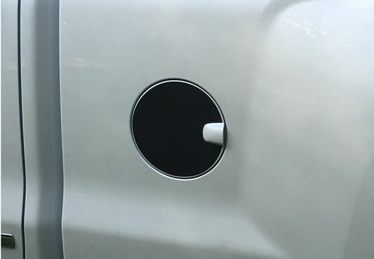 Carbon Fiber Fuel Door Overlay Decal - 14-18 Silverado - Silverado1417:FD-01-  DRIVEN - 1