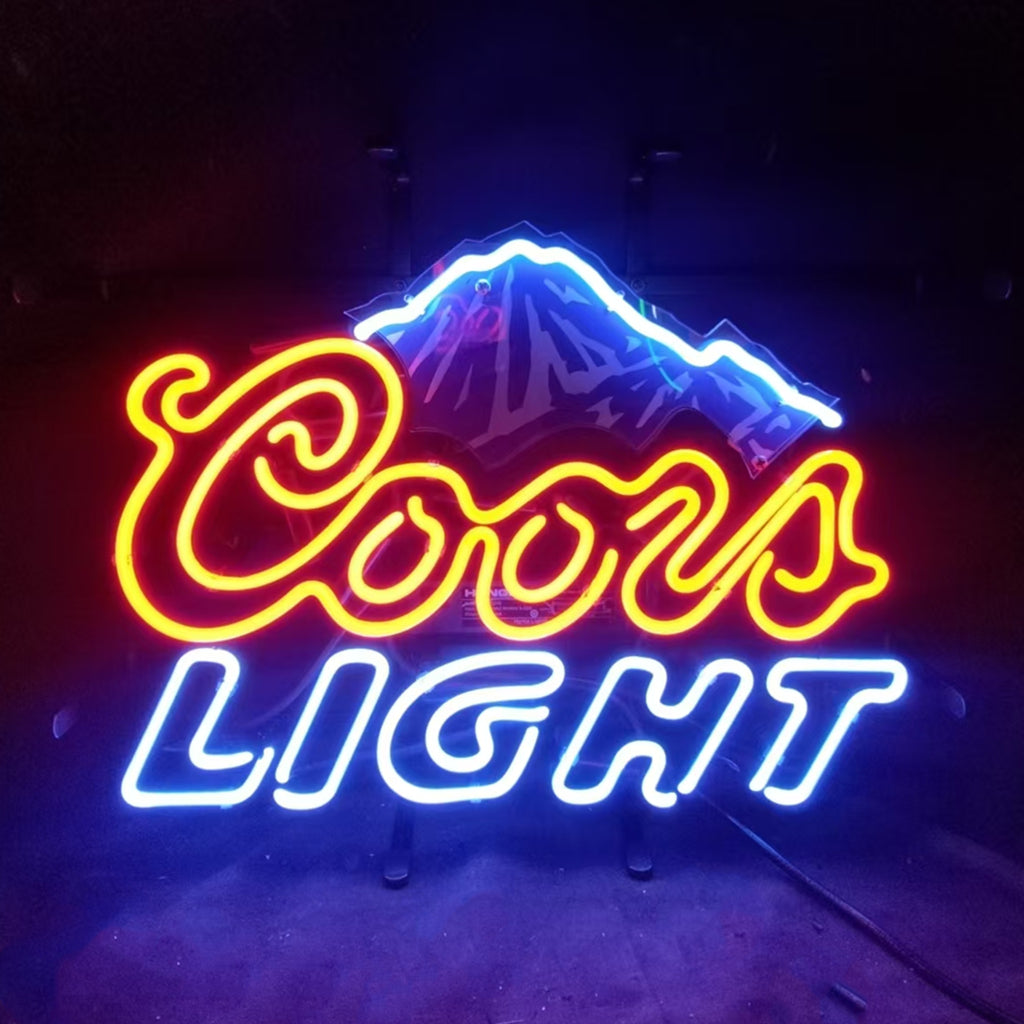 Coors Light Beer Outline Neon Signs - MA055-  DRIVEN - 2