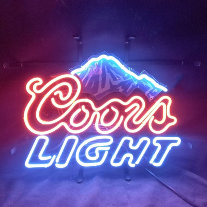 Coors Light Beer Outline Neon Signs - MA055-  DRIVEN - 1