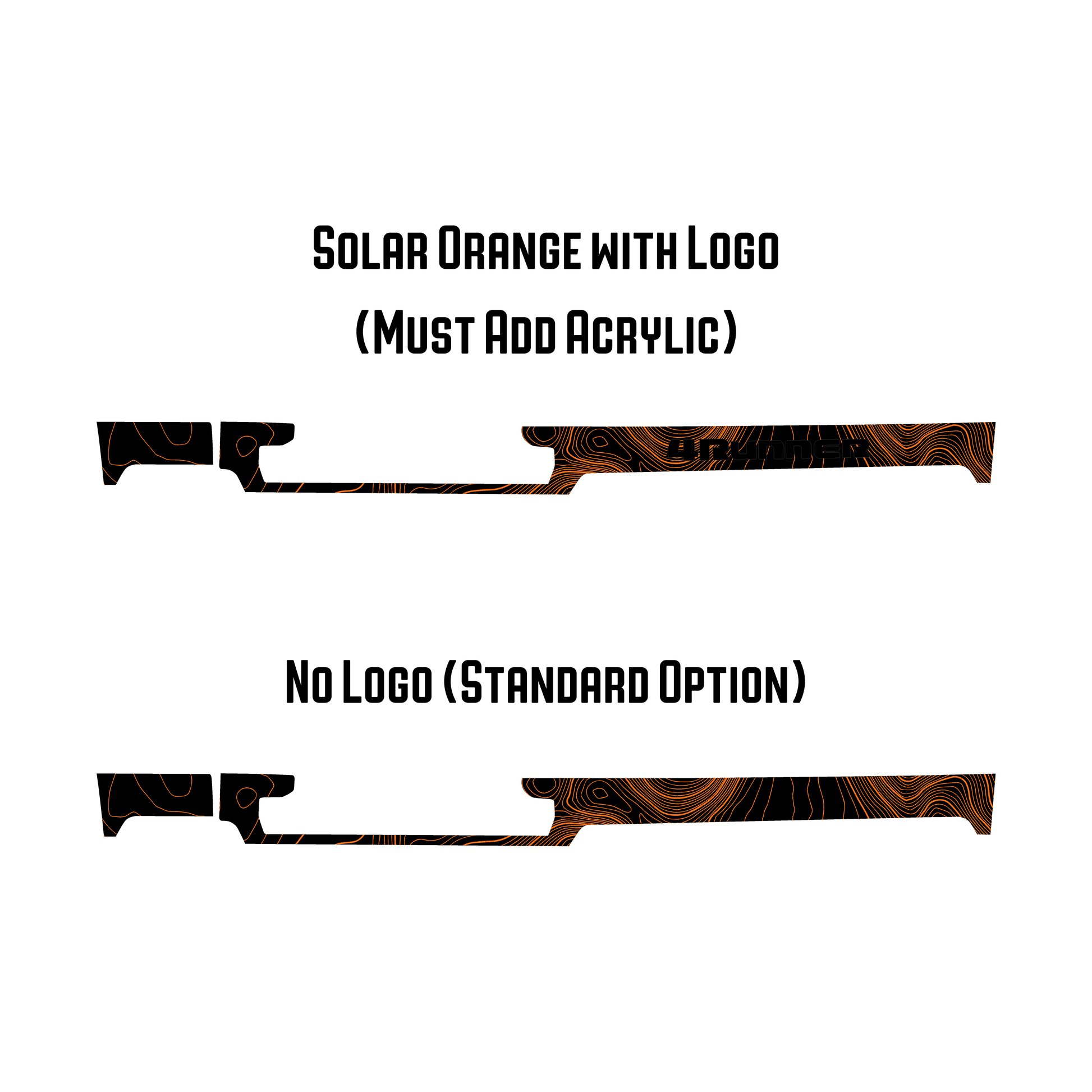 Full Width Topographic Dash Wrap - 2025+ 4Runner - 254RUNNER-SB-TP.WH-sku-51514452869439-sku-51514452902207-sku-51514452934975-sku-51514452967743-  DRIVEN - 12