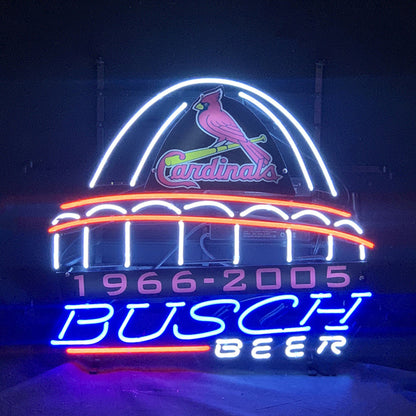St.Louis Cardinals 1966-2005 Busch Beer Neon Signs - ME965-  DRIVEN - 1
