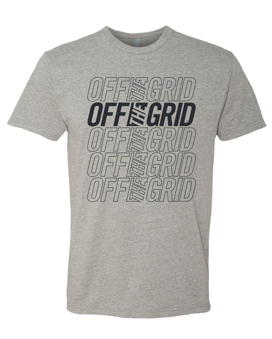 Stacked S/S Tee Shirt - Athletic Heather - OMKS121004AH01-OMKS121004AH02-OMKS121004AH03-OMKS121004AH04-OMKS121004AH05-  DRIVEN - 1