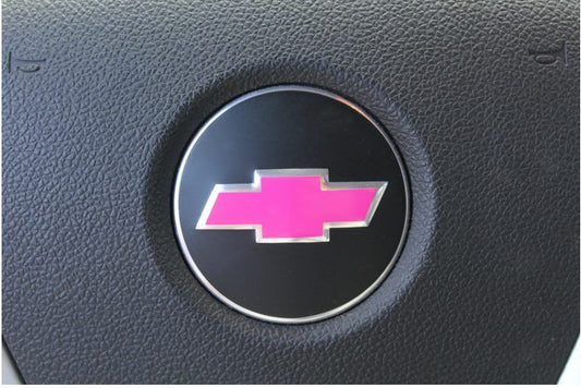Steering Wheel Bowtie Overlay Decal - 07-13 Silverado - SIL:SW-01-SIL:SW-02-SIL:SW-03-SIL:SW-04-SIL:SW-05-  DRIVEN - 2