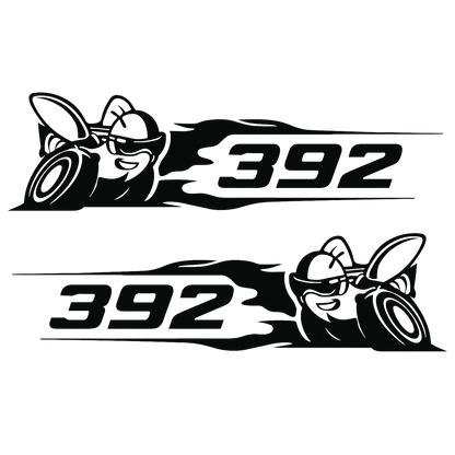 392 Scat Pack Super Bee Vinyl Decal – Dodge Challenger & Charger Sticker – Mopar Muscle Car Graphic - sku-50687743033476-sku-50687743164548-  DRIVEN - 2