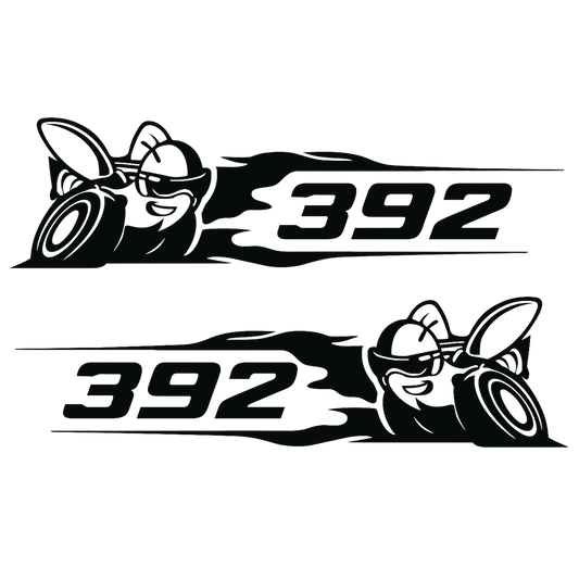 392 Scat Pack Super Bee Vinyl Decal – Dodge Challenger & Charger Sticker – Mopar Muscle Car Graphic - sku-50687743033476-sku-50687743164548-  DRIVEN - 2