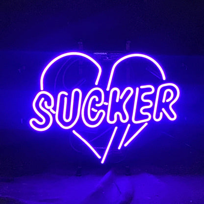 Sucker Heart Neon Signs - MEXC073-  DRIVEN - 3