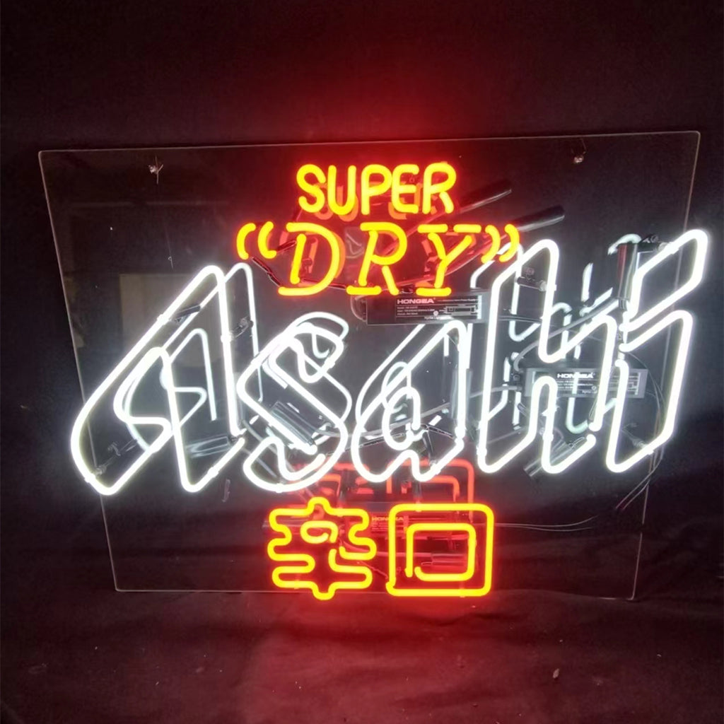 Super Dry Asahi 辛口 Beer Real Neon Sign - MA018-  DRIVEN - 1