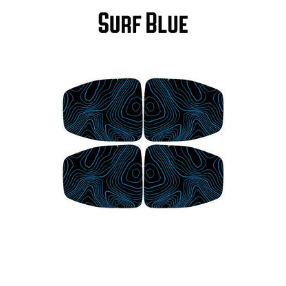 Topographic Map Interior Door Cup Overlays - 2018+ Wrangler JL / Gladiator JT - JLINTDRCUPTP-RR-JLINTDRCUPTP-DD-JLINTDRCUPTP-SB-JLINTDRCUPTP-392-JLINTDRCUPTP-MO-  DRIVEN - 6