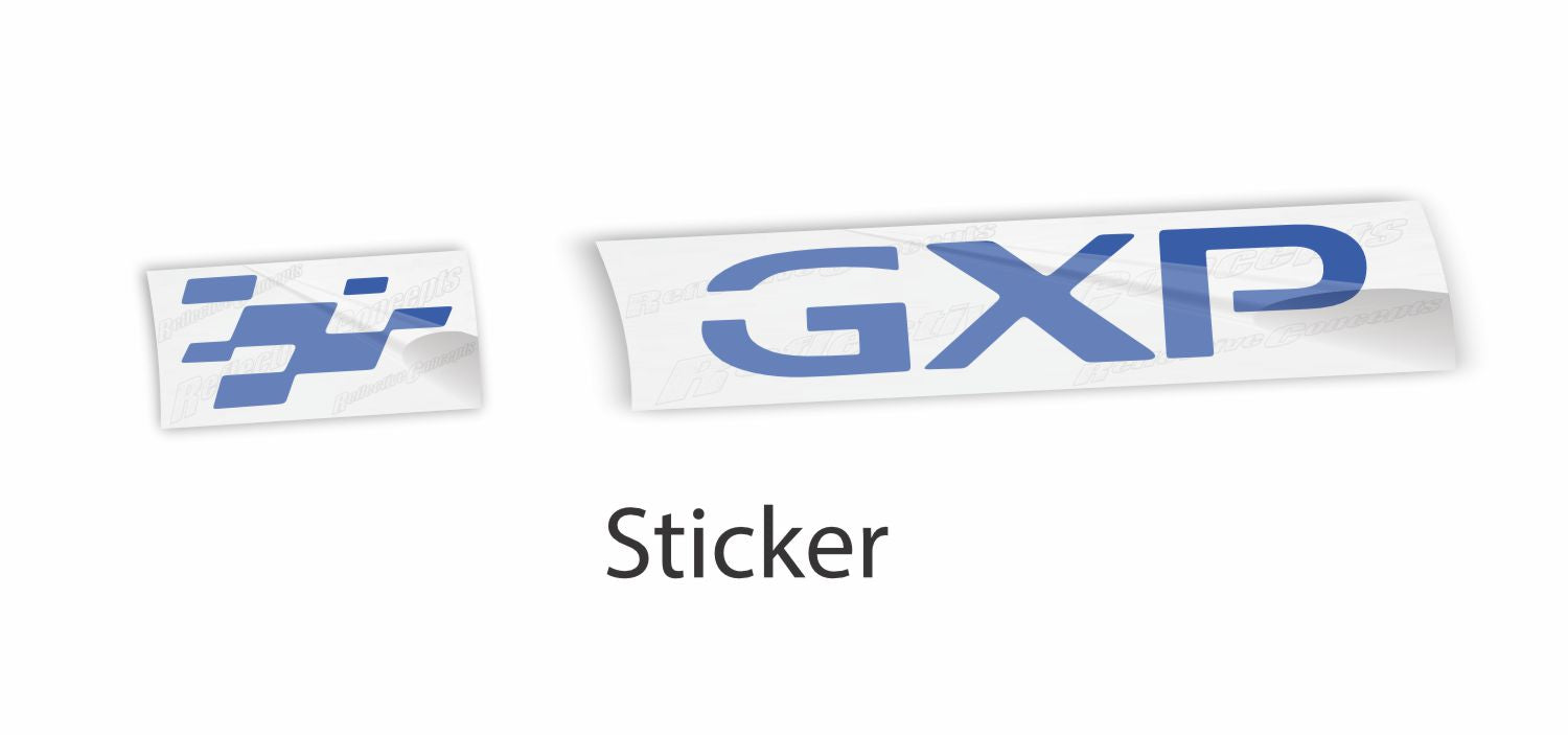 GXP Badge Overlay Decal  - Solstice GXP - PO:Solstice:GXP-TB-  DRIVEN - 2