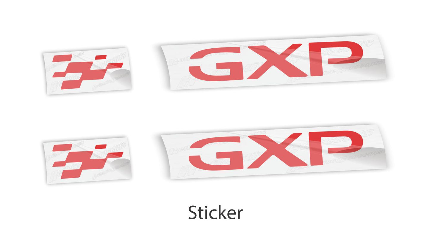 GXP Badge Overlay Decal - 08-09 G6 GXP - PO:G6:G1:GXP-B-01-PO:G6:G1:GXP-B-02-PO:G6:G1:GXP-B-03-  DRIVEN - 3