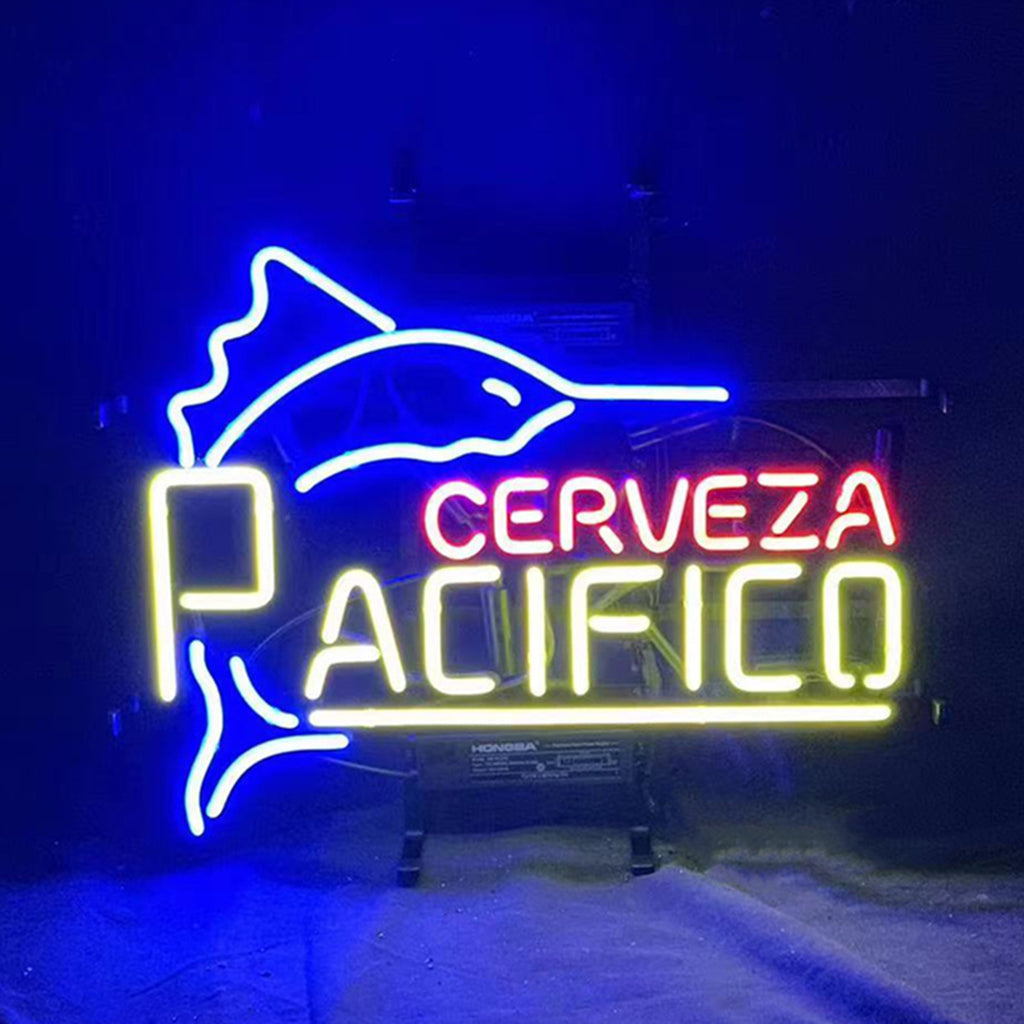 Swordfish Cerveza Pacifico Neon Signs Light - ME775-  DRIVEN - 1