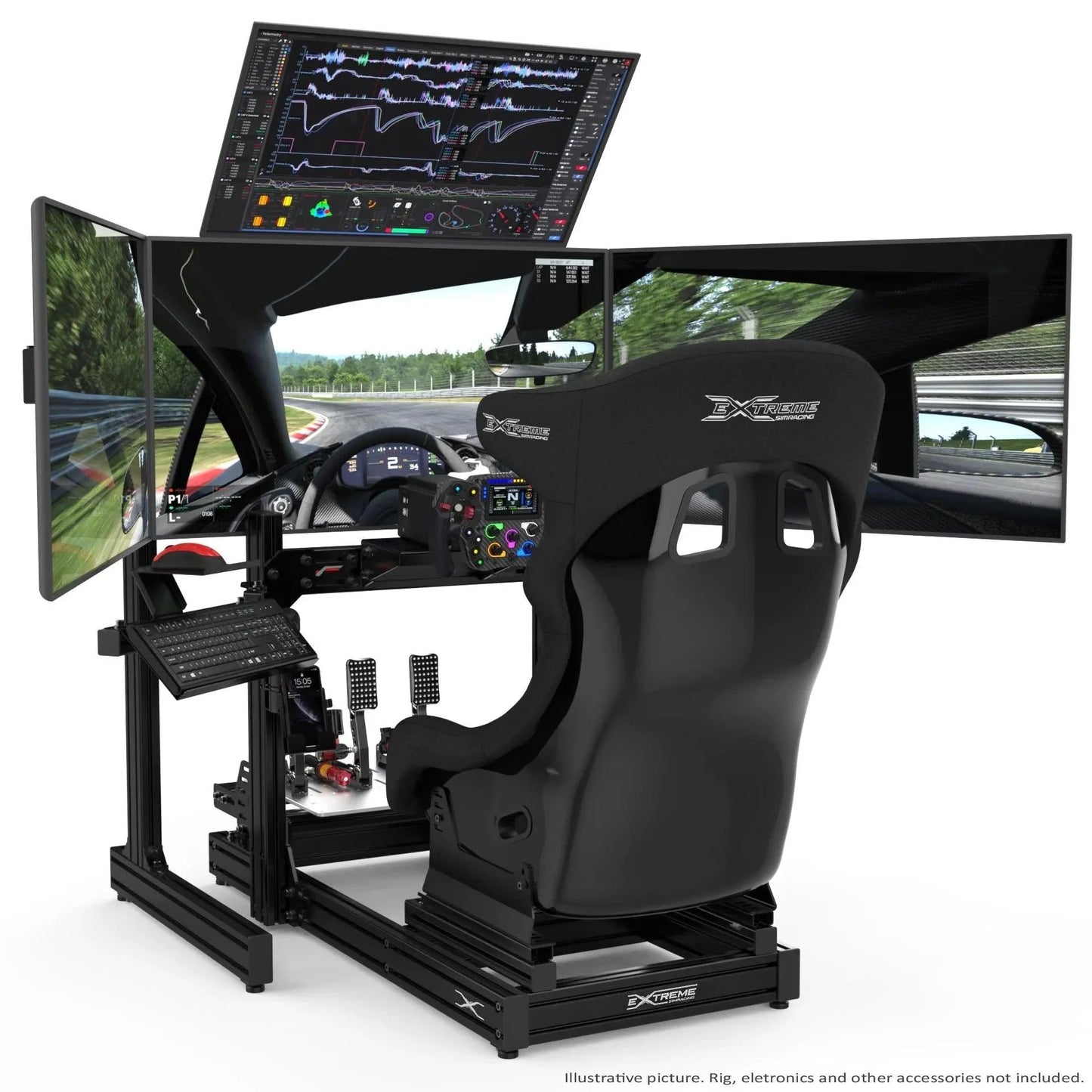 TOP SCREEN ADD-ON FOR ALUMINUM PROFILE TV STAND - 4007-  DRIVEN - 2