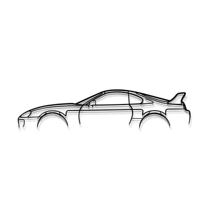 Supra MK4 Metal Car Wall Art - MT1097 - MT1097B49L-MT1097B69L-MT1097B80L-MT1097B99L-MT1097B120L-  DRIVEN - 8