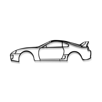 Supra MK4 Metal Car Wall Art - MT1096 - MT1096B49L-MT1096B69L-MT1096B80L-MT1096B99L-MT1096B120L-  DRIVEN - 7