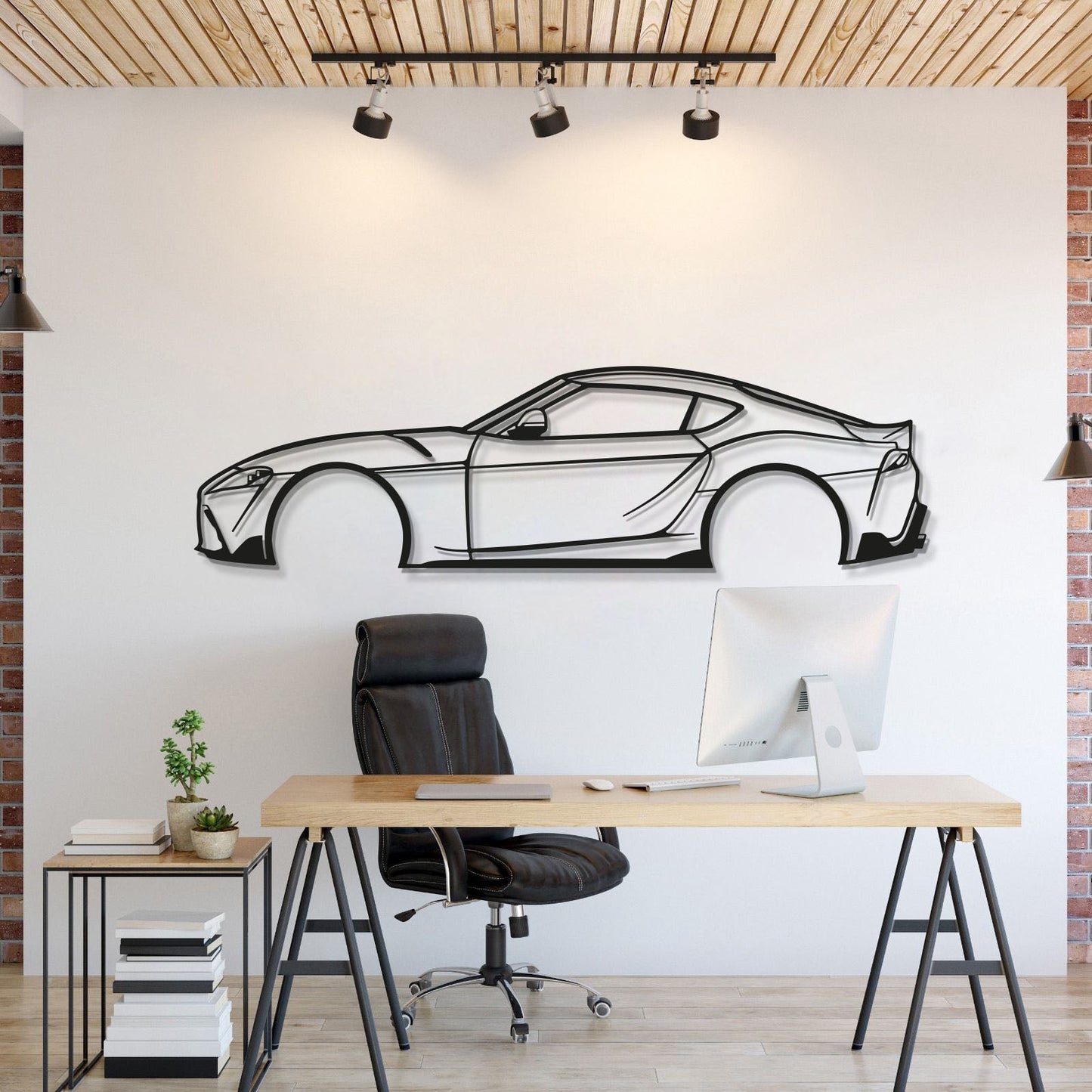 Supra MK5 Metal Car Wall Art - MT1098 - MT1098B49-MT1098B69-MT1098B80-MT1098B99-MT1098B120-  DRIVEN - 1