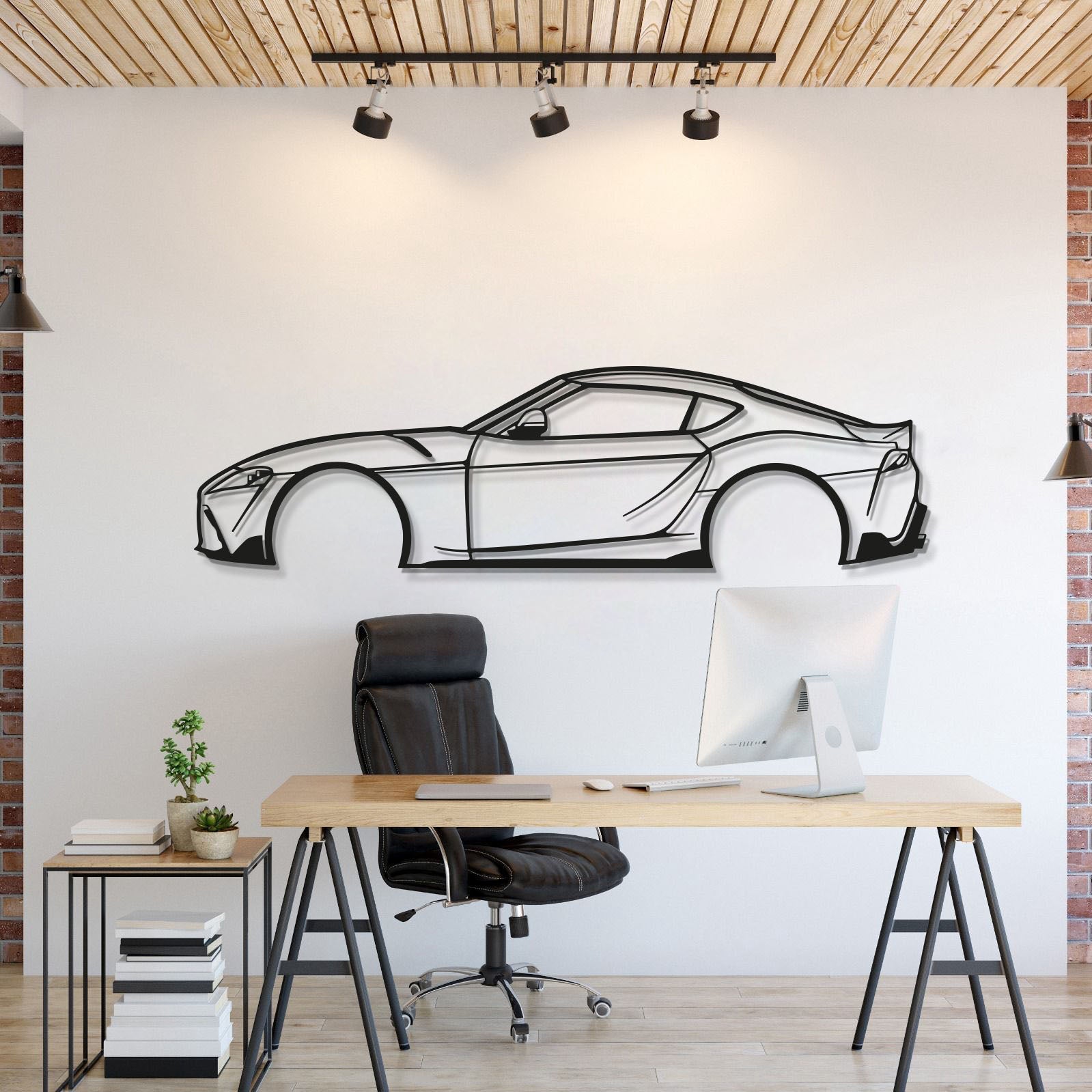 Supra MK5 Metal Car Wall Art - MT1098 - MT1098B49-MT1098B69-MT1098B80-MT1098B99-MT1098B120-  DRIVEN - 1