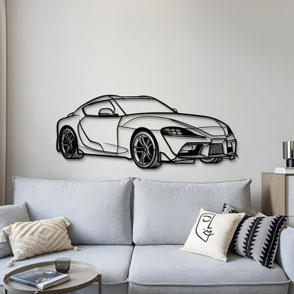 Supra MK5 Perspective Metal Car Wall Art  - MT1137 - MT1137B69L-MT1137B80L-MT1137B99L-MT1137B115L-MT1137B140L-  DRIVEN - 3