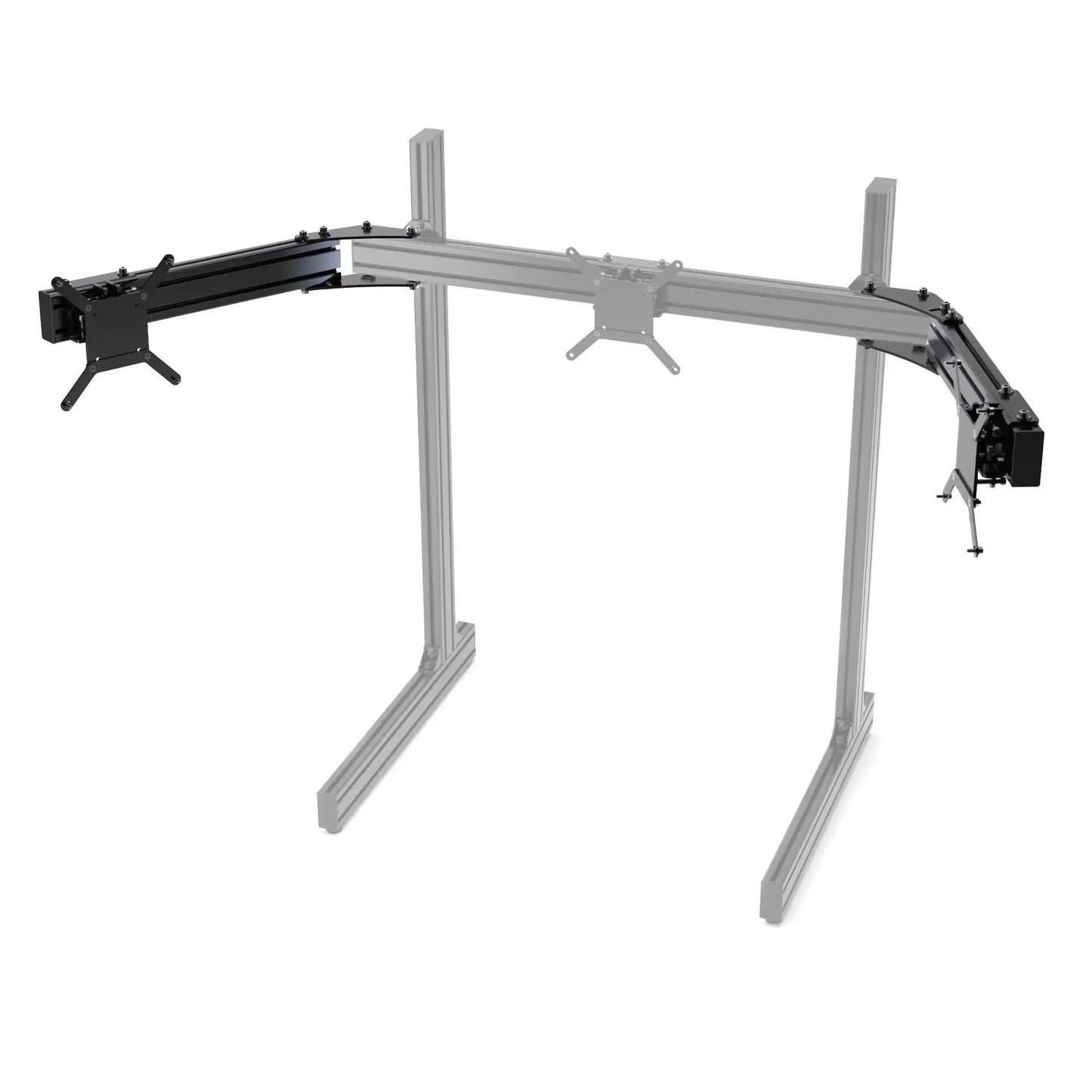 TRIPLE SCREEN ADD-ON FOR ALUMINUM PROFILE TV STAND - 4003-  DRIVEN - 1