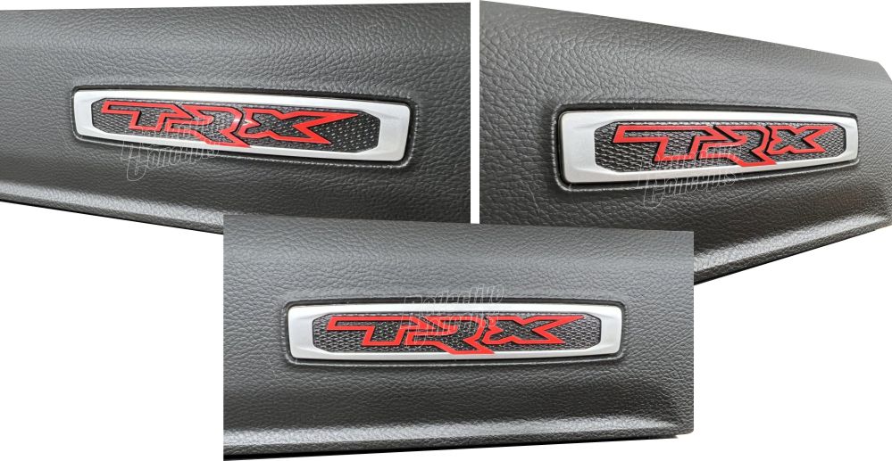 TRX Glovebox Emblem Overlay Decal   - 2021-2024 Ram TRX - sku-44717209813179-sku-44717209845947-sku-44717209878715-sku-44717209911483-sku-44717209944251-  DRIVEN - 5