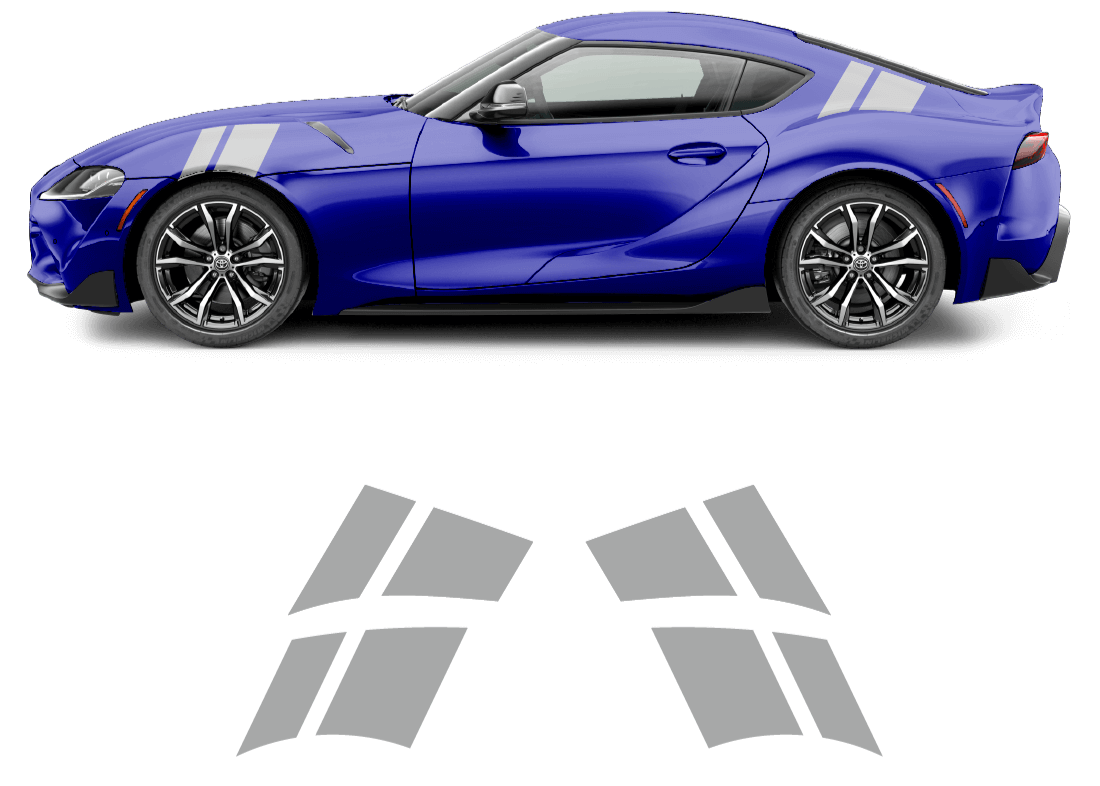 Toyota Supra Accents - sku-50951495909508-sku-50951495942276-sku-50951495975044-sku-50951496007812-sku-50951496040580-  DRIVEN - 7