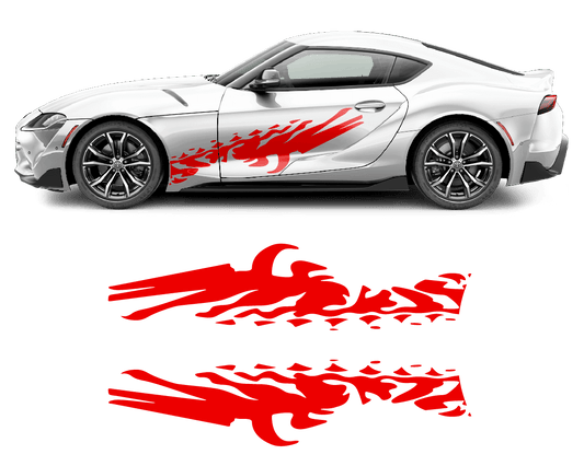 Toyota Supra Accents Graphics - sku-50951491321988-sku-50951491354756-sku-50951491387524-sku-50951491420292-sku-50951491453060-  DRIVEN - 2