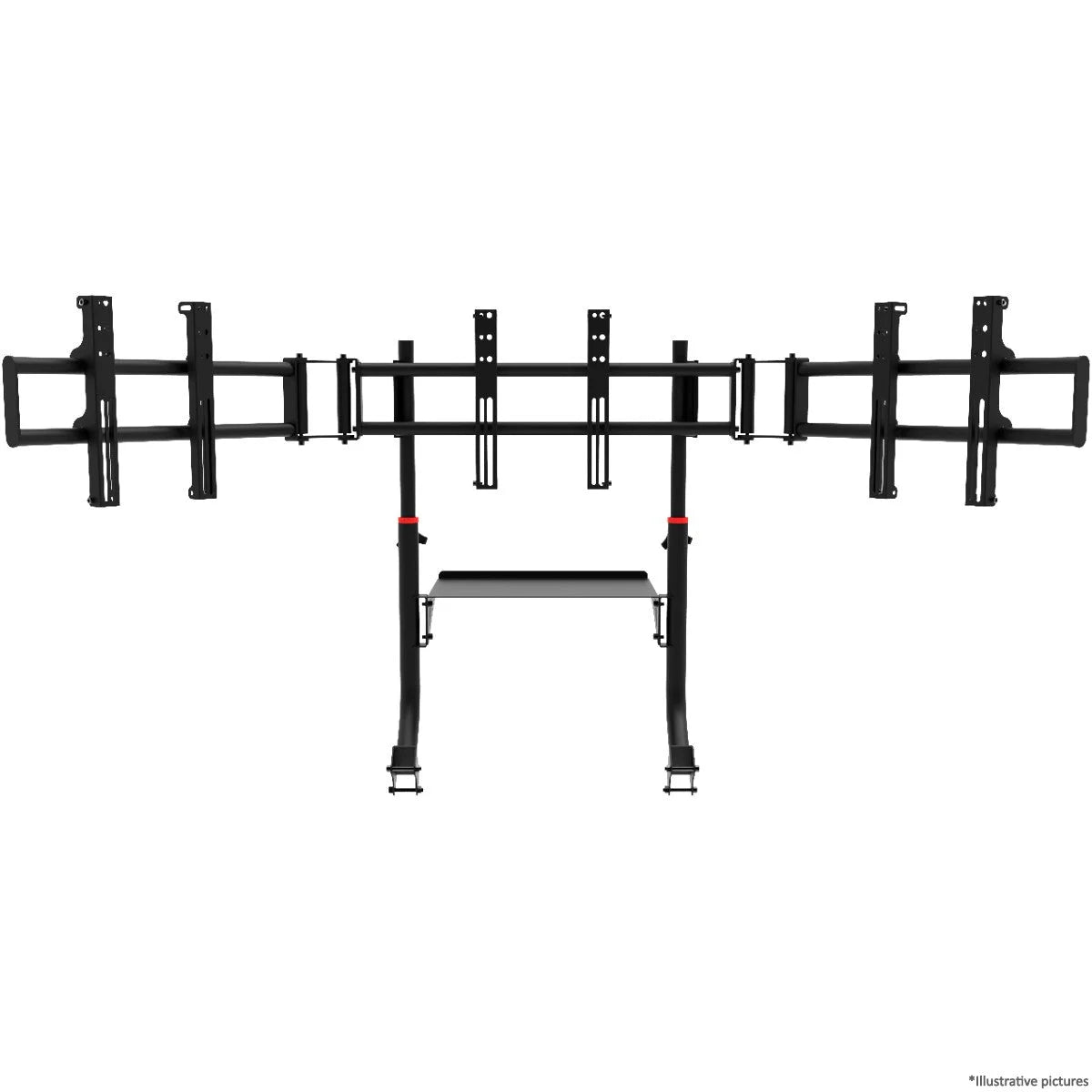 TV STAND TRIPLE SCREEN - FITS SXT V2 MODEL - 1108-  DRIVEN - 1