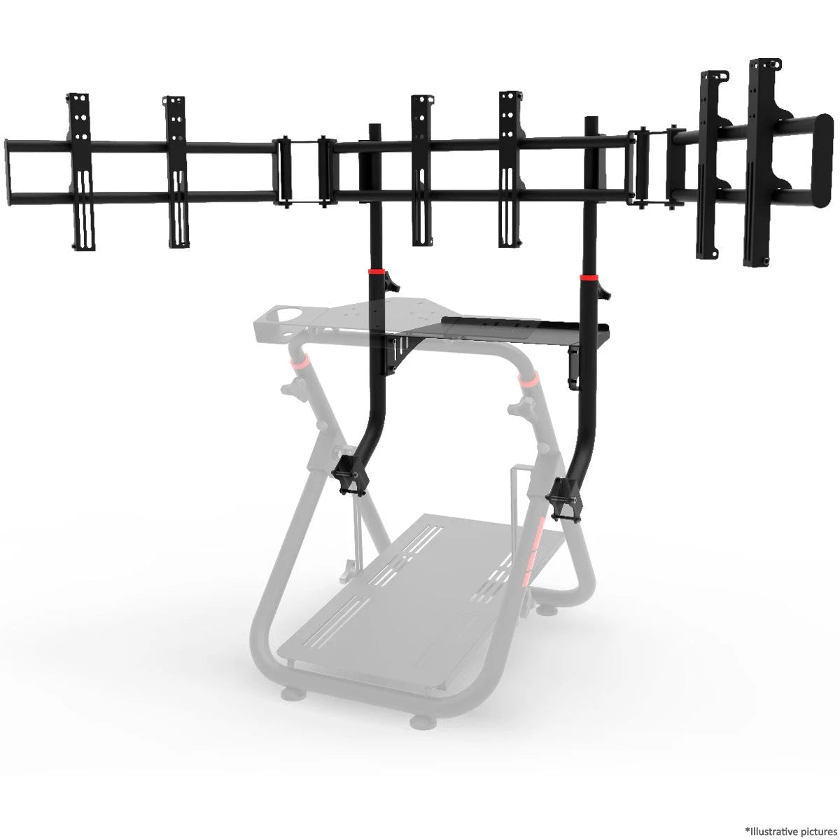 TV STAND TRIPLE SCREEN - FITS SXT V2 MODEL - 1108-  DRIVEN - 3