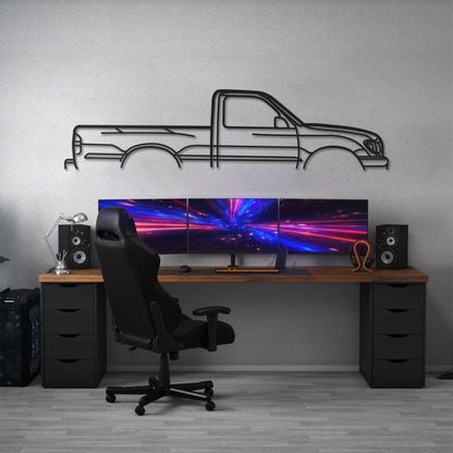 2002 Tacoma Metal Car Wall Art - MT0303 - MT0303B49L-MT0303B69L-MT0303B80L-MT0303B99L-MT0303B120L-  DRIVEN - 8
