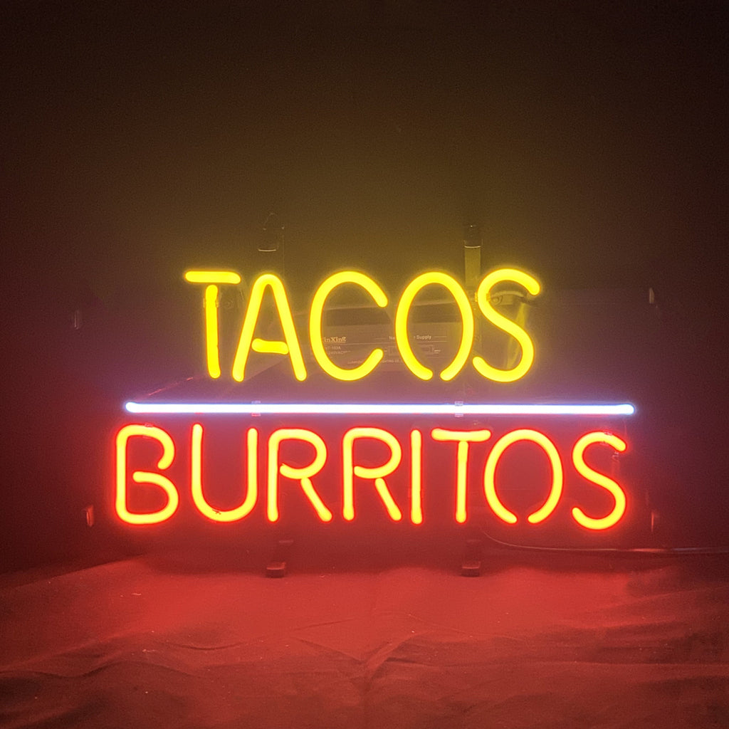 Tacos Burritos Neon Signs - TN261-  DRIVEN - 3