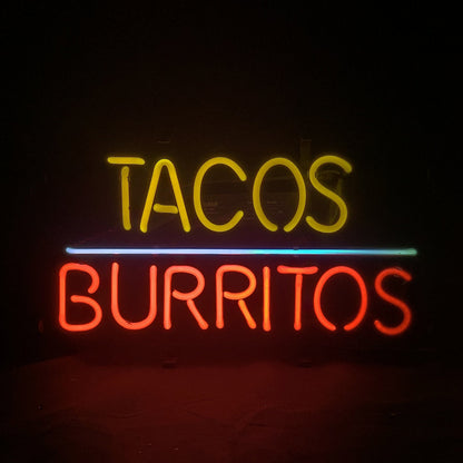 Tacos Burritos Neon Signs - TN261-  DRIVEN - 2