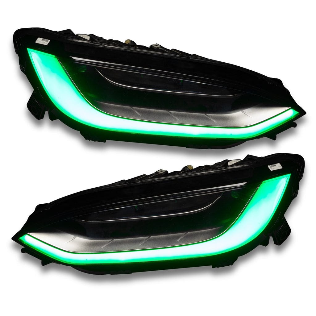 Tesla Model X DRL Boards (Multicolor Flow) 2016-2021 - Q8 | A20 | P2 - BX3-  DRIVEN - 3