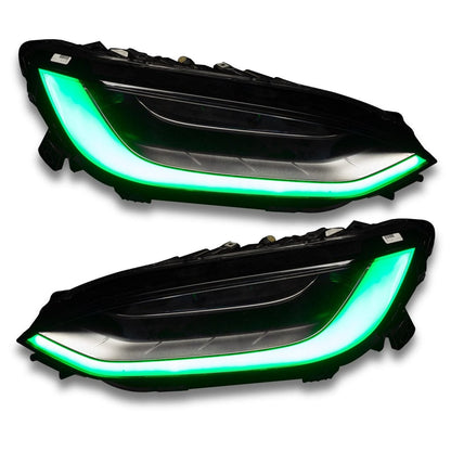Tesla Model X DRL Boards (Multicolor Flow) 2016-2021 - Q8 | A20 | P2 - BX3-  DRIVEN - 3