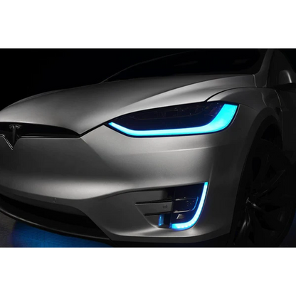 Tesla Model X DRL Boards (Multicolor Flow) 2016-2021 - Q8 | A20 | P2 - BX3-  DRIVEN - 7
