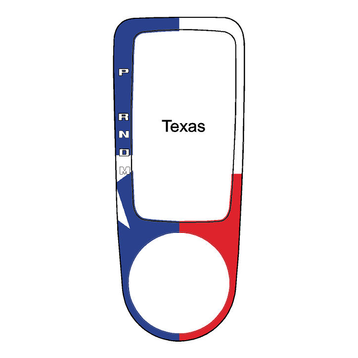 Automatic Shifter Overlay (Printed Series) - 2021+ Bronco Automatic - 21BRNATTRIM-DAF-21BRNATTRIM-TX-21BRNATTRIM-375C-sku-51642263306559-  DRIVEN - 4