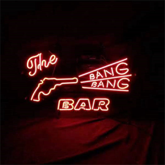 The Bang Bang Bar Gun Neon Light Sign - ME277-  DRIVEN - 2