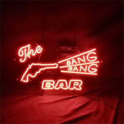 The Bang Bang Bar Gun Neon Light Sign - ME277-  DRIVEN - 1