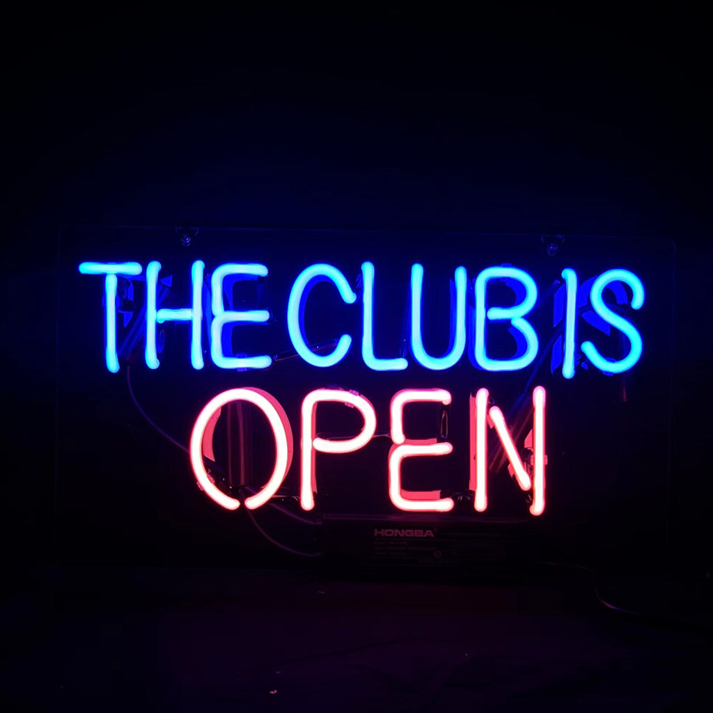 The Club is Open Neon Light Sign - TN277-  DRIVEN - 2