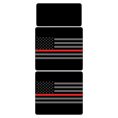 American Flag Sun Visor Warning Overlays - 2024+ Land Cruiser - 24LANDCRUISERSUNVFL-CG-24LANDCRUISERSUNVFL-DAF-24LANDCRUISERSUNVFL-DTBL-24LANDCRUISERSUNVFL-DTRL-24LANDCRUISERSUNVFL-TBL-  DRIVEN - 20