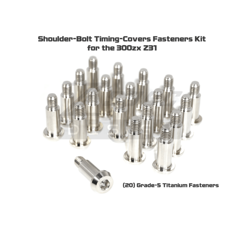 ZSPEC Shoulder-Bolt Timing Covers Fastener Kit for '84-89 Nissan 300zx Z31, Titanium - ZSD-756559-ZSD-756566-ZSD-756573-ZSD-756580-ZSD-756597-  DRIVEN - 6