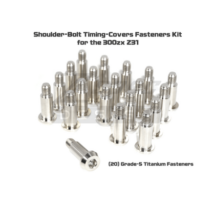 ZSPEC Shoulder-Bolt Timing Covers Fastener Kit for '84-89 Nissan 300zx Z31, Titanium - ZSD-756559-ZSD-756566-ZSD-756573-ZSD-756580-ZSD-756597-  DRIVEN - 6