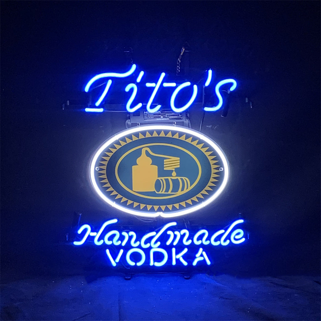 Blue Tito's Handmade Vodka Neon Signs Light - MEX377B-  DRIVEN - 1