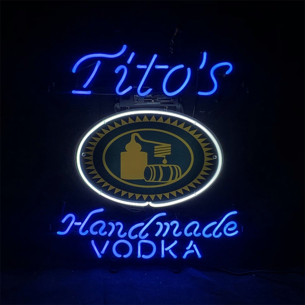 Blue Tito's Handmade Vodka Neon Signs Light - MEX377B-  DRIVEN - 2